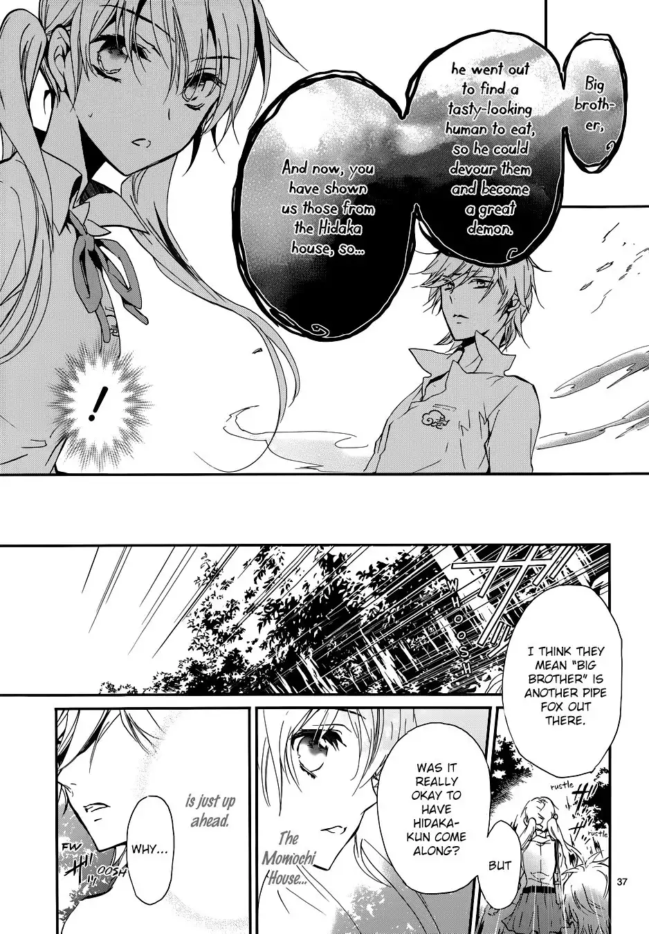 Momochi-san Chi no Ayakashi Ouji Chapter 13 38